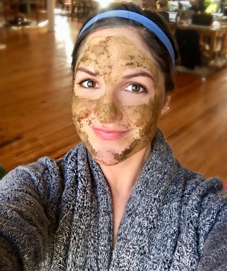 Alicia Zitka trying Avocado Mask